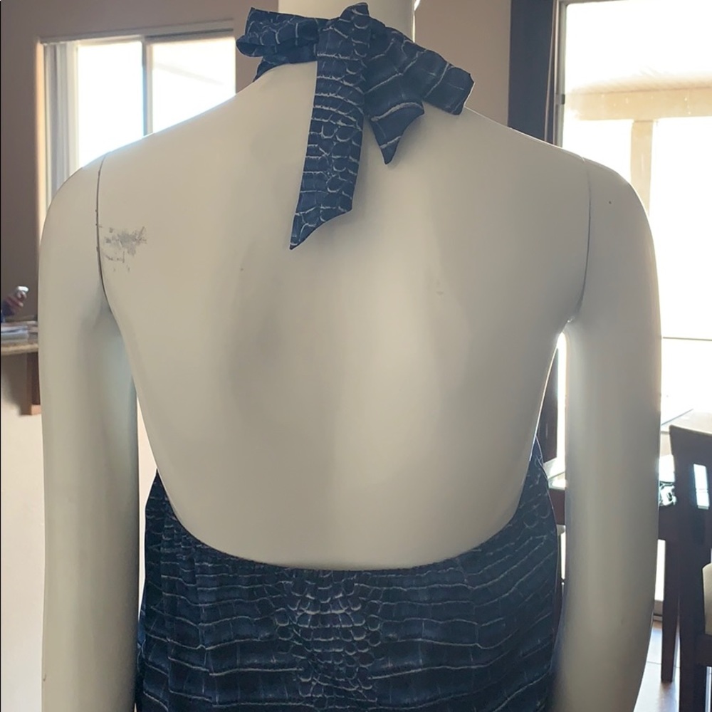 BCBG Maxazria Jumper short Halter Top Sleeveless - Picture 6 of 8
